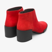 Camper Lotta Ankle Boots Red - Womens Singapore PNPHGC-063